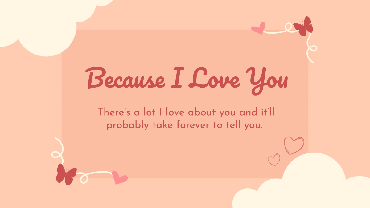 Free Happy Valentine's Day Presentation Template to Edit Online