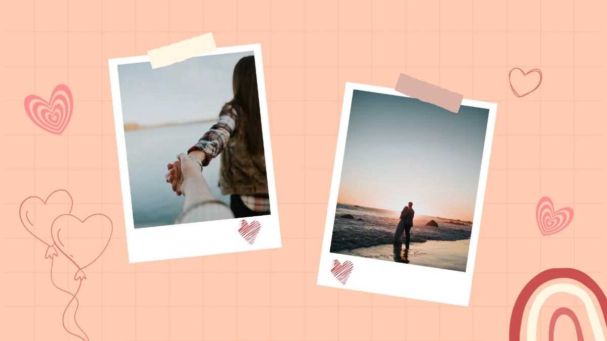 Free Happy Valentine's Day Presentation Template to Edit Online