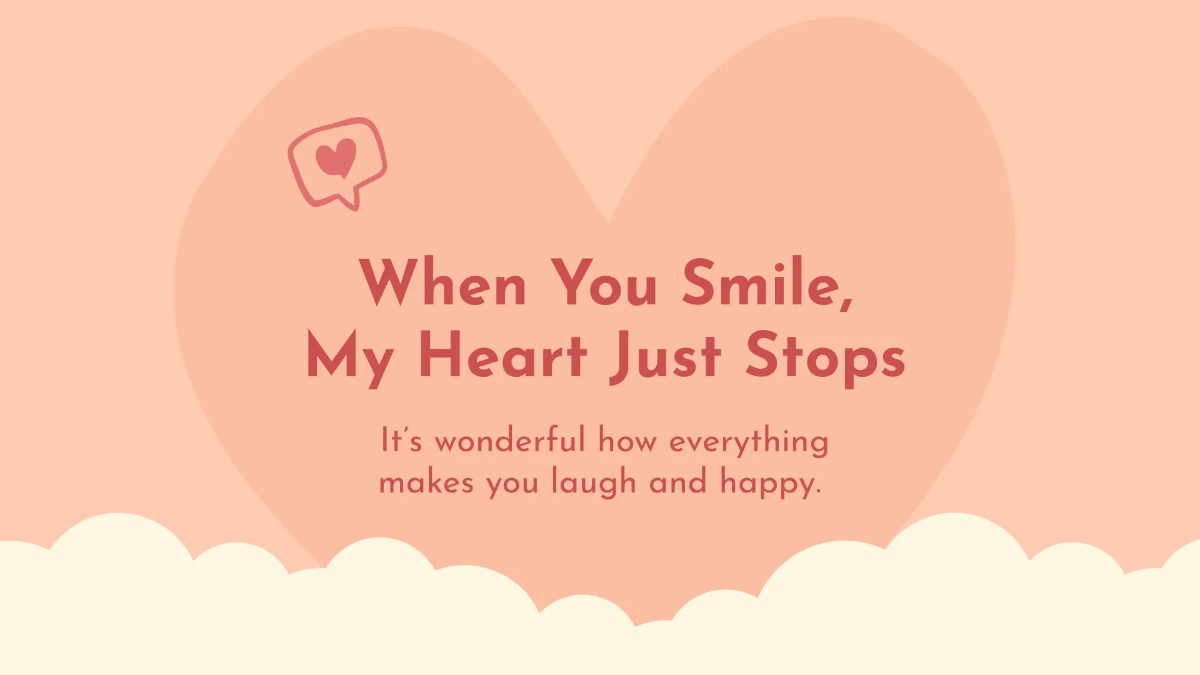 Free Happy Valentine's Day Presentation Template to Edit Online