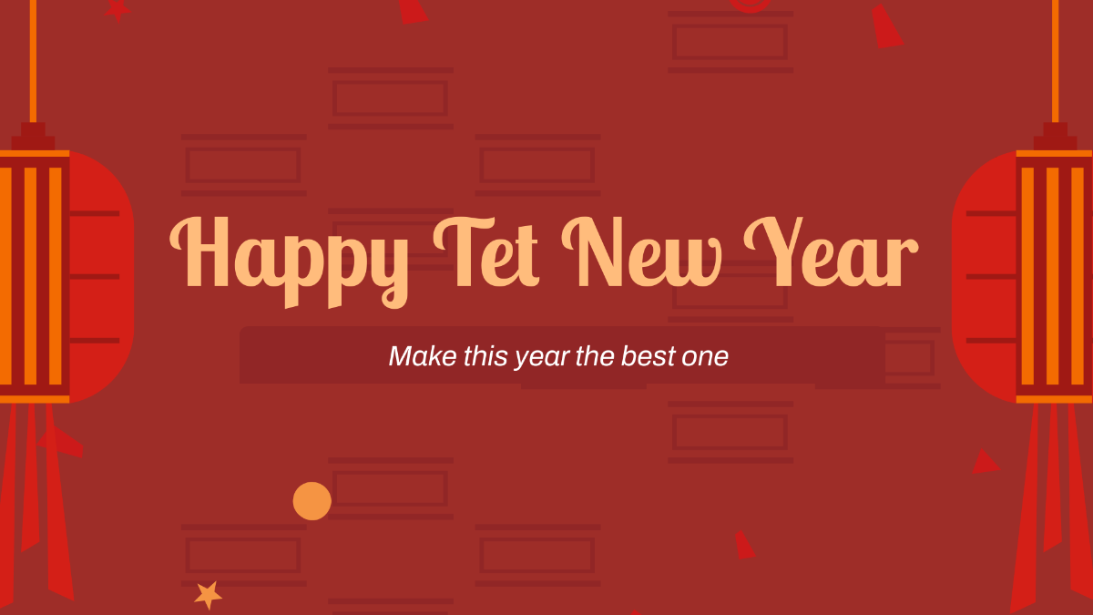 Tet Greeting Card Background Template
