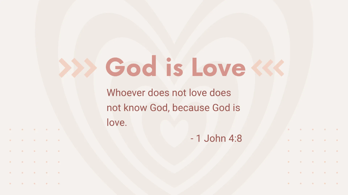 Free Christian Valentine Presentation Template to Edit Online