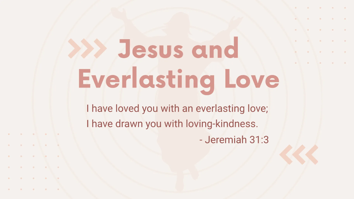 Free Christian Valentine Presentation Template to Edit Online