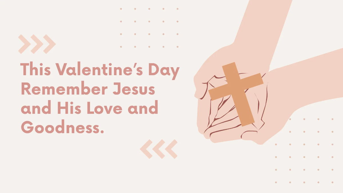 Free Christian Valentine Presentation Template to Edit Online