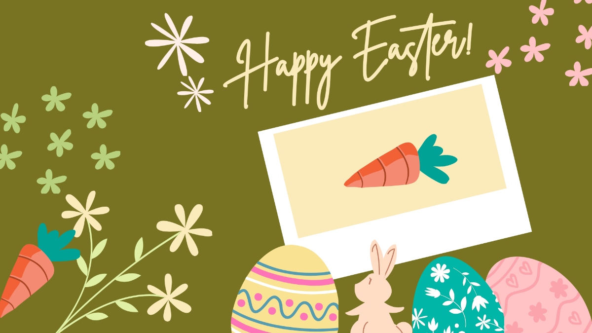 Easter Picture Background Template