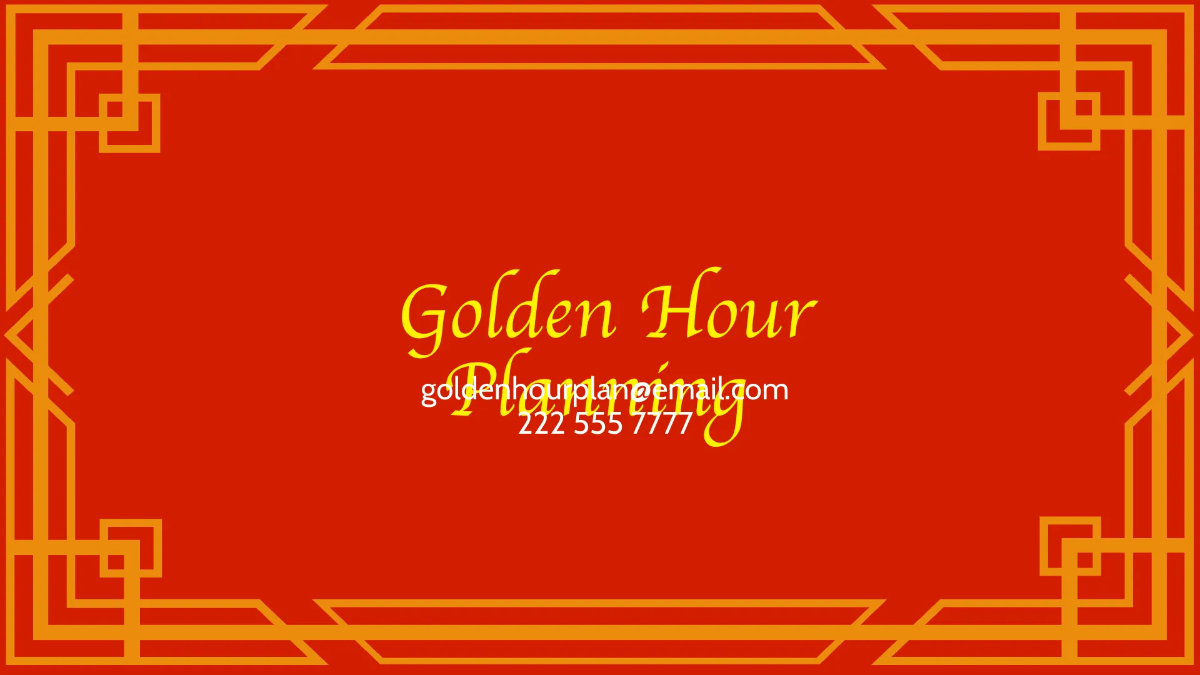 Free Simple Chinese New Year Presentation Template to Edit Online