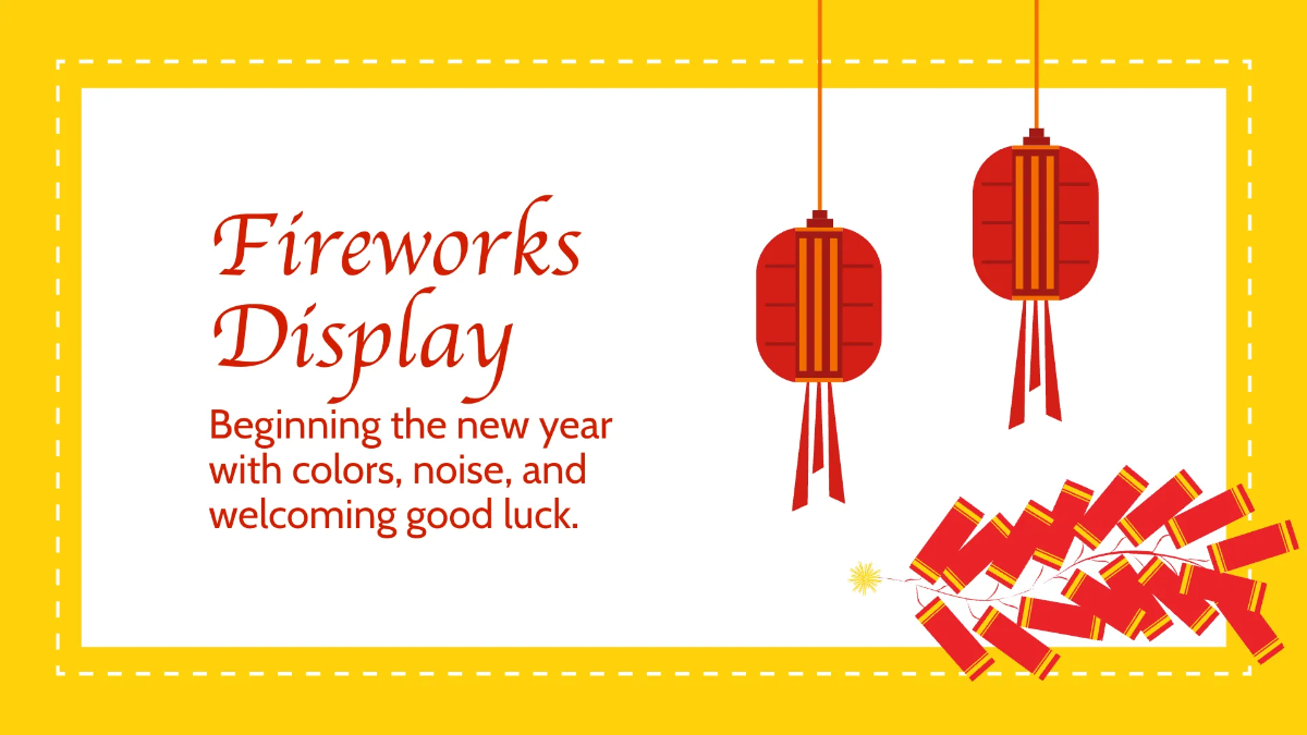 Free Simple Chinese New Year Presentation Template to Edit Online
