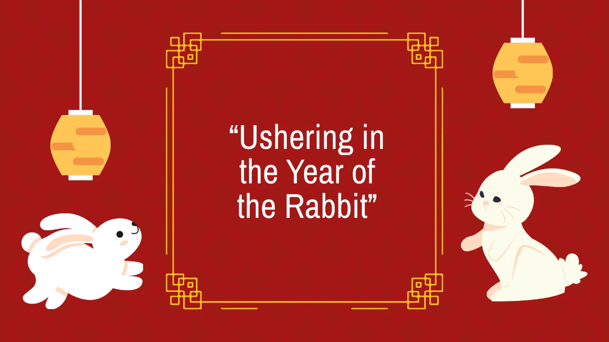 Free Pretty Chinese New Year Presentation Template to Edit Online