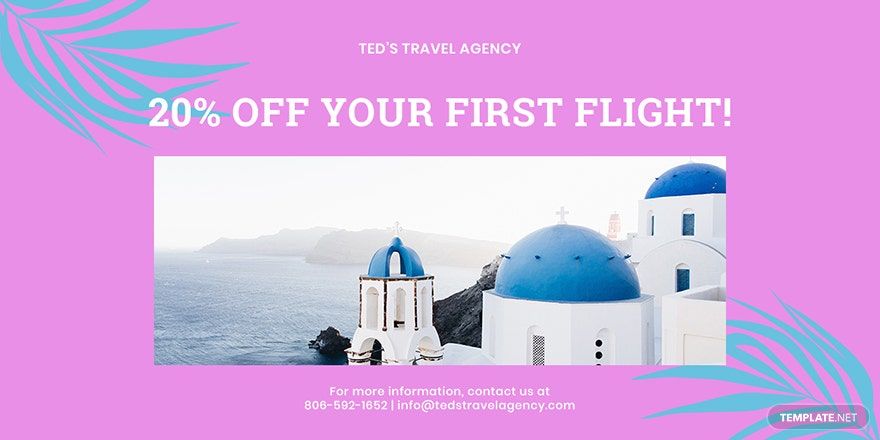 Free Minimal Travel Blog Post Template in PSD