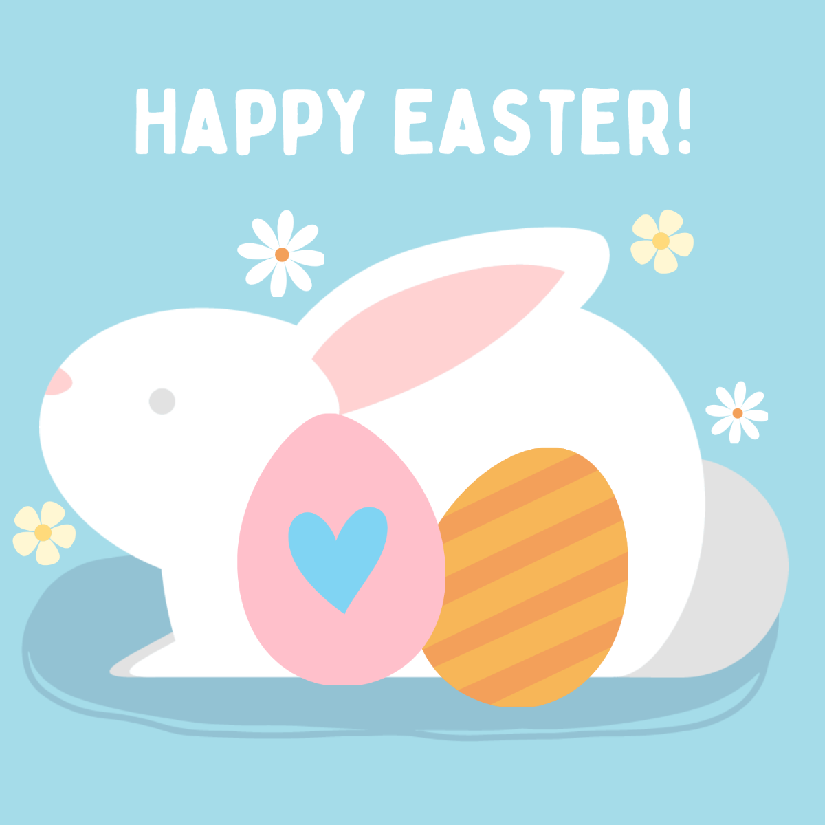 Free Easter Celebration Vector Template