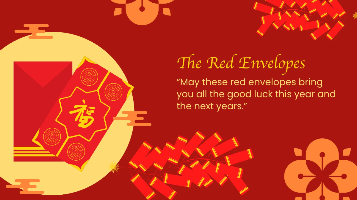 Free Chinese New Year Design Presentation Template to Edit Online