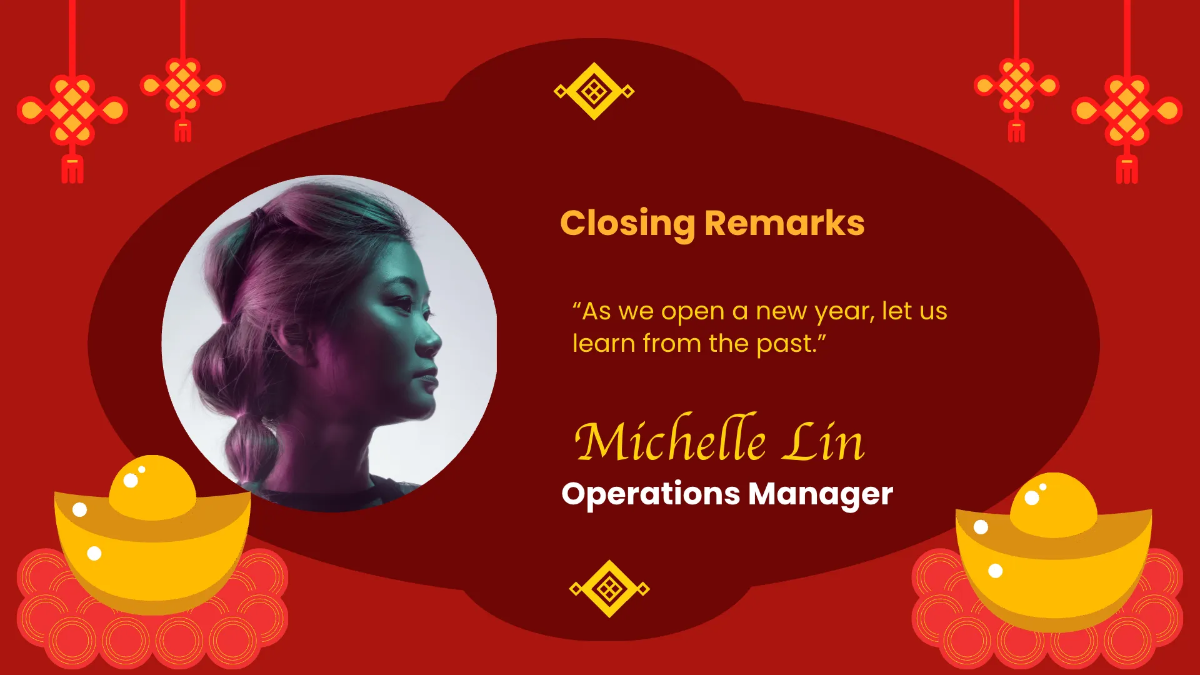 Free Chinese New Year Design Presentation Template to Edit Online