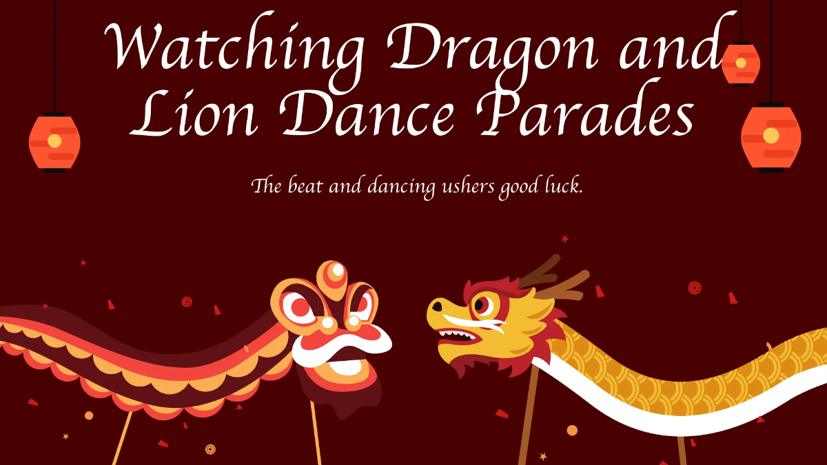 Free Modern Chinese New Year Presentation Template to Edit Online