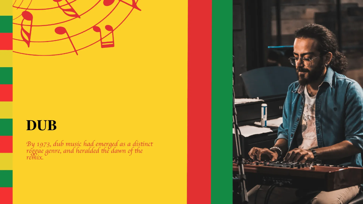 Free Jamaican Music Festival Presentation Template to Edit Online