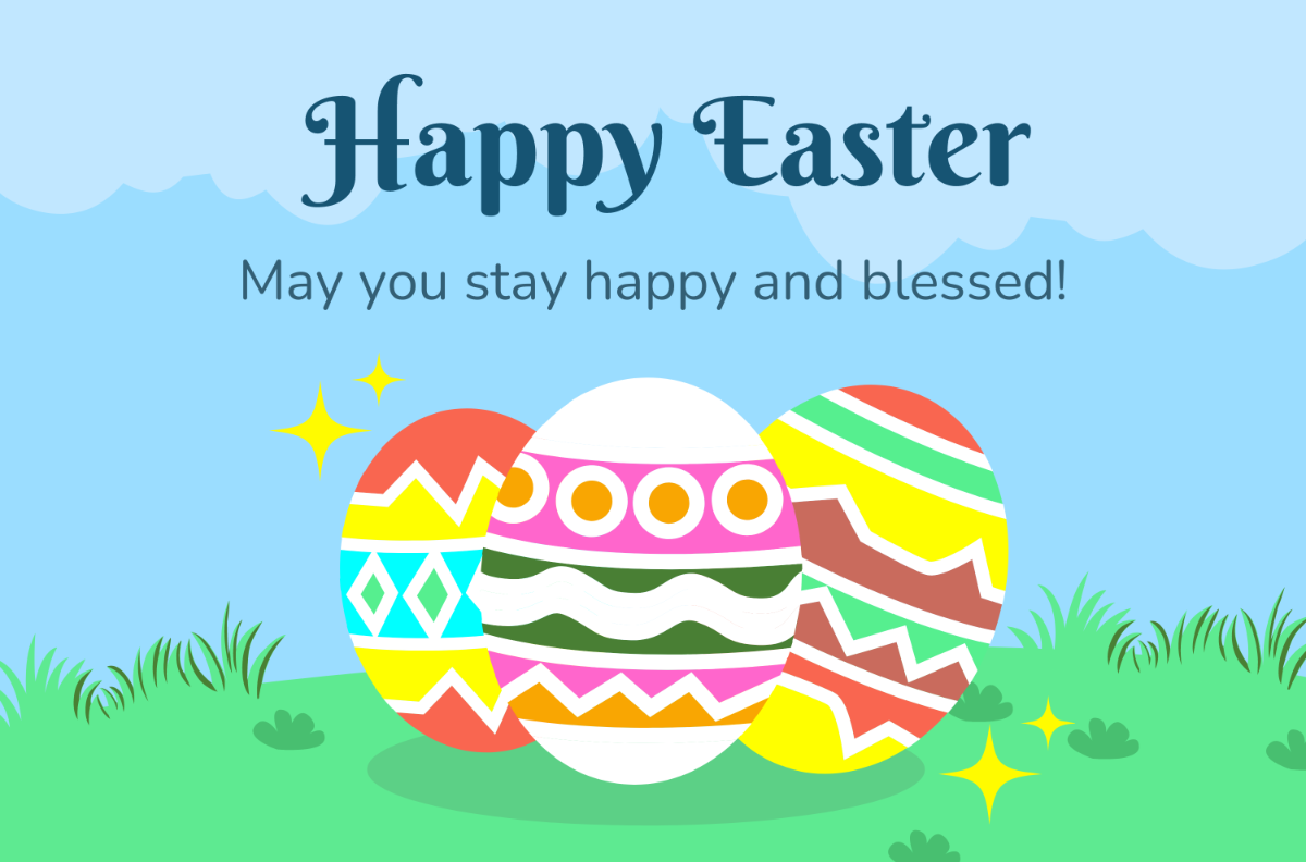 Free Easter Banner Template