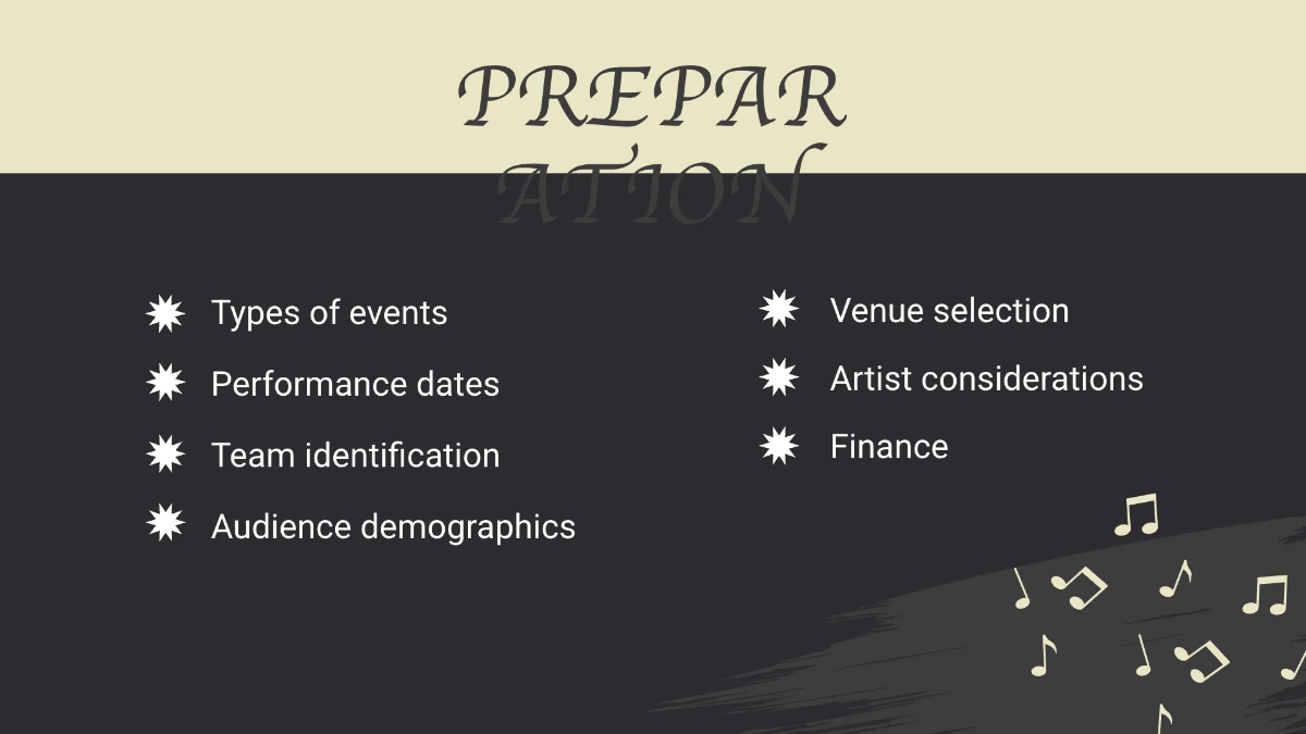 Free Rock Concert Mk Plan Presentation Template to Edit Online