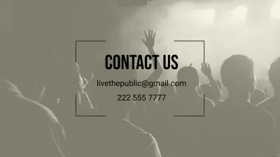 Free Rock Concert Mk Plan Presentation Template to Edit Online