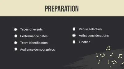 Free Rock Concert Mk Plan Presentation Template to Edit Online