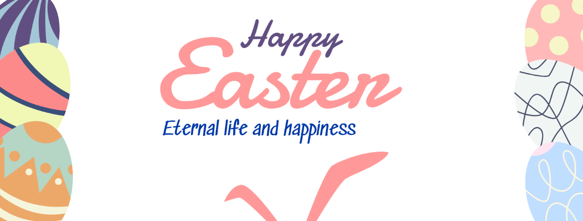 Easter Facebook Cover Banner Template