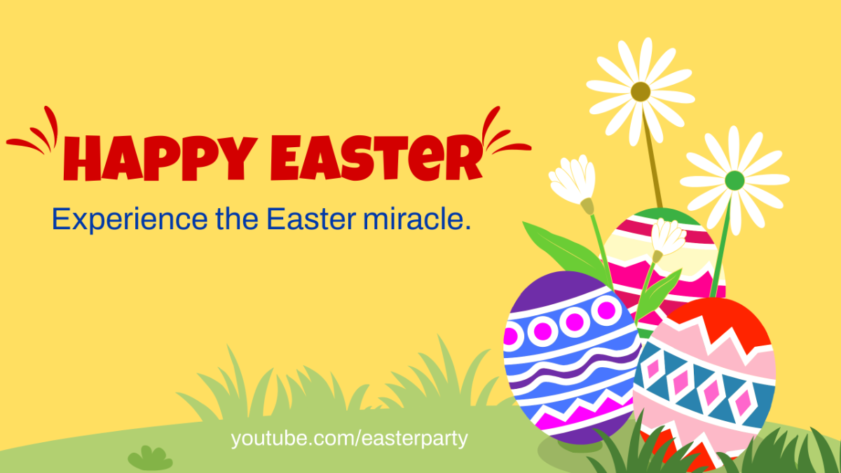 Easter Youtube Banner Template