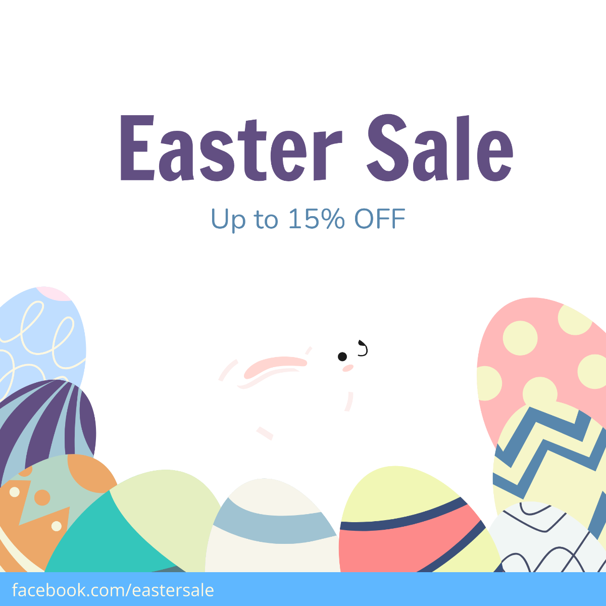 Easter Facebook Ad Banner Template