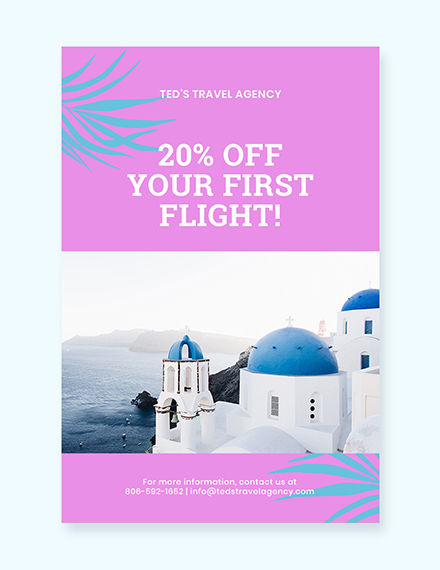 Free Minimal Travel Pinterest Pin Template to Edit Online