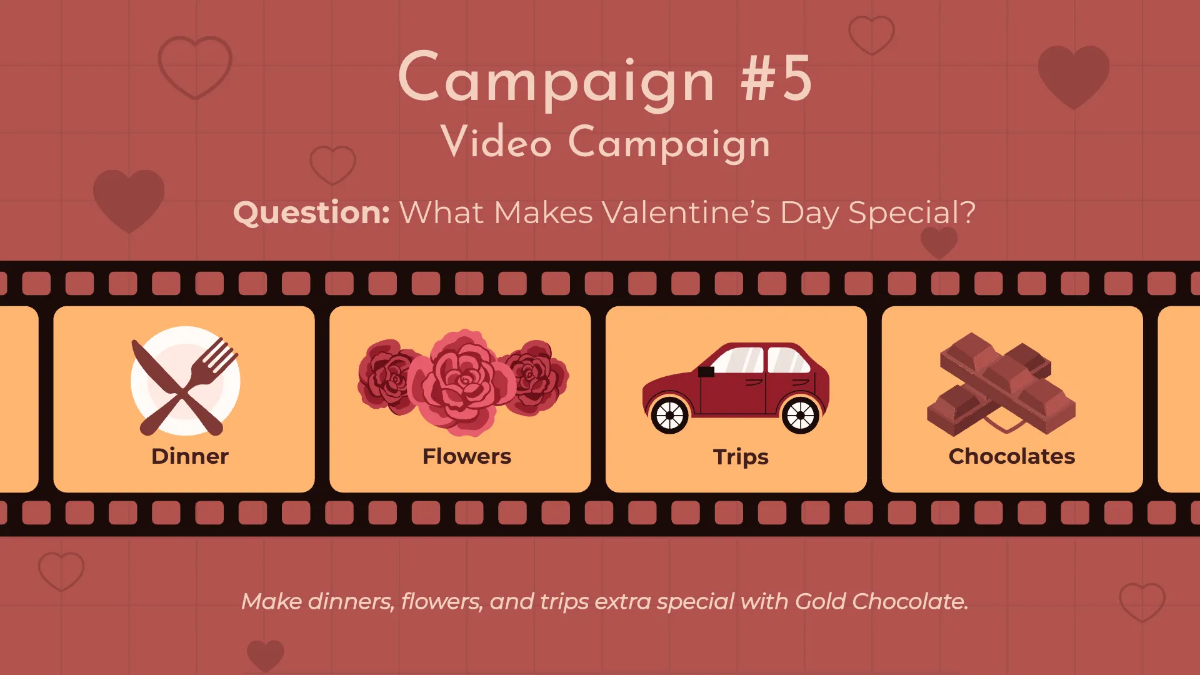 Free Valentine's Day Campaign Presentation Template to Edit Online