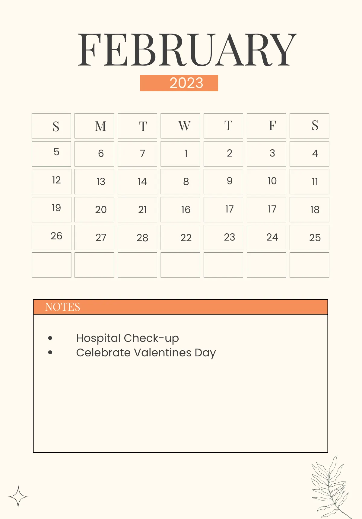 Free 2023 Year Planner Template to Edit Online