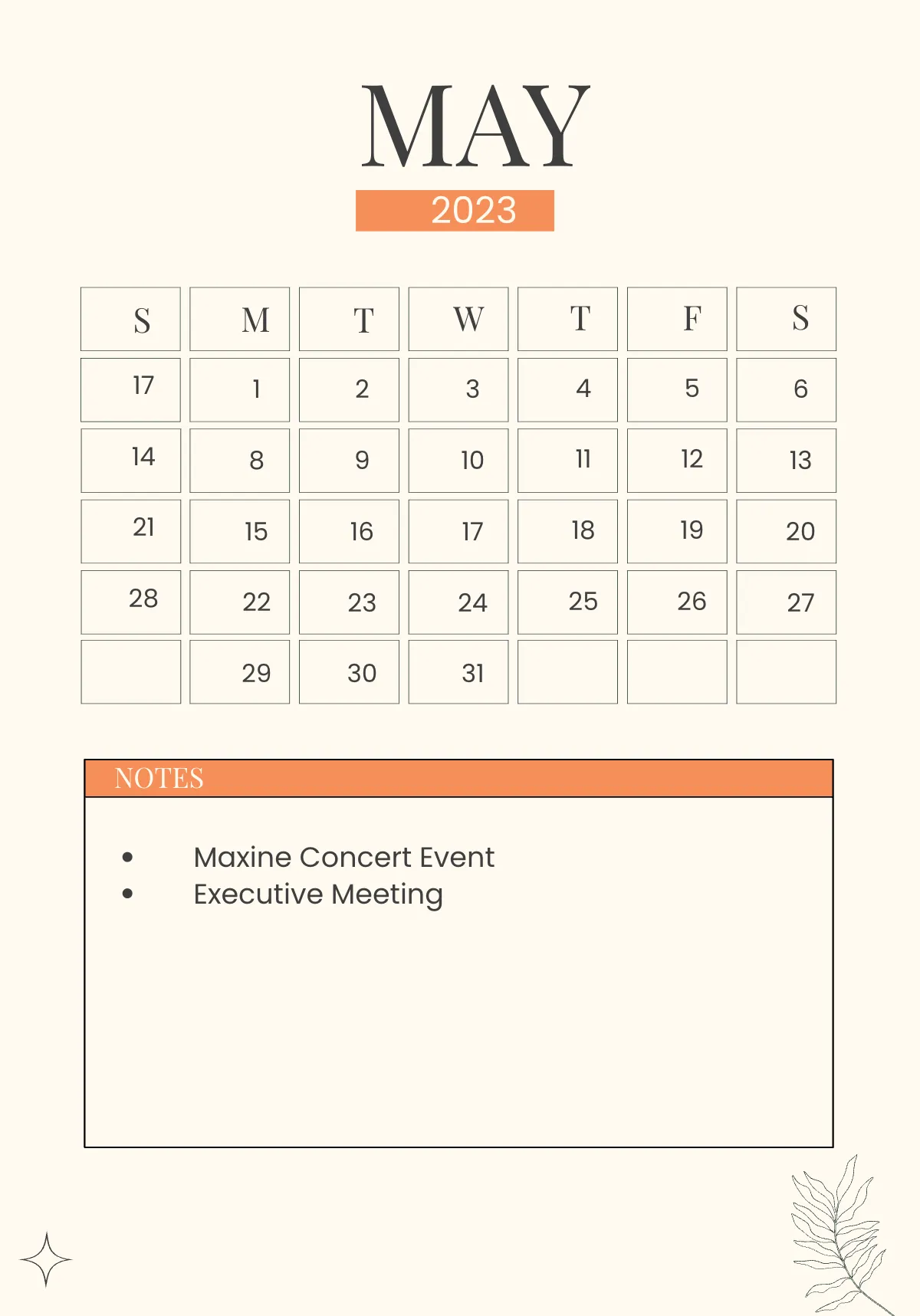 Free 2023 Year Planner Template to Edit Online