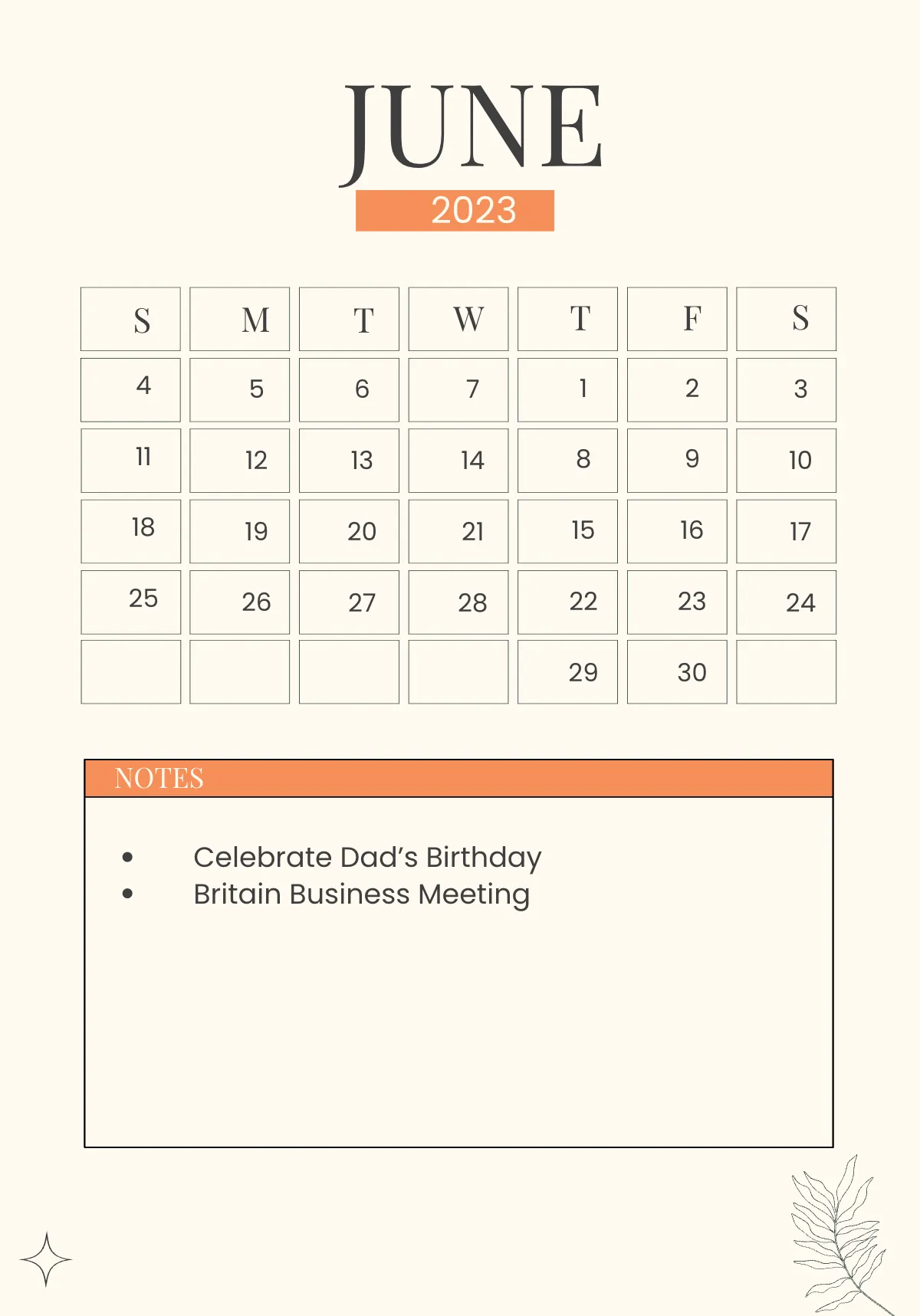 Free 2023 Year Planner Template to Edit Online