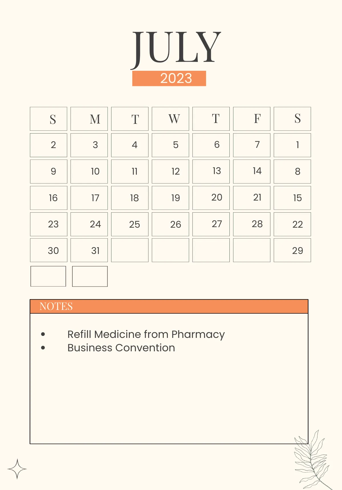 Free 2023 Year Planner Template to Edit Online