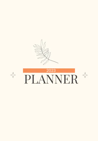 Free 2023 Year Planner Template to Edit Online