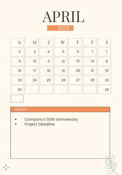 Free 2023 Year Planner Template to Edit Online