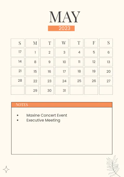 Free 2023 Year Planner Template to Edit Online