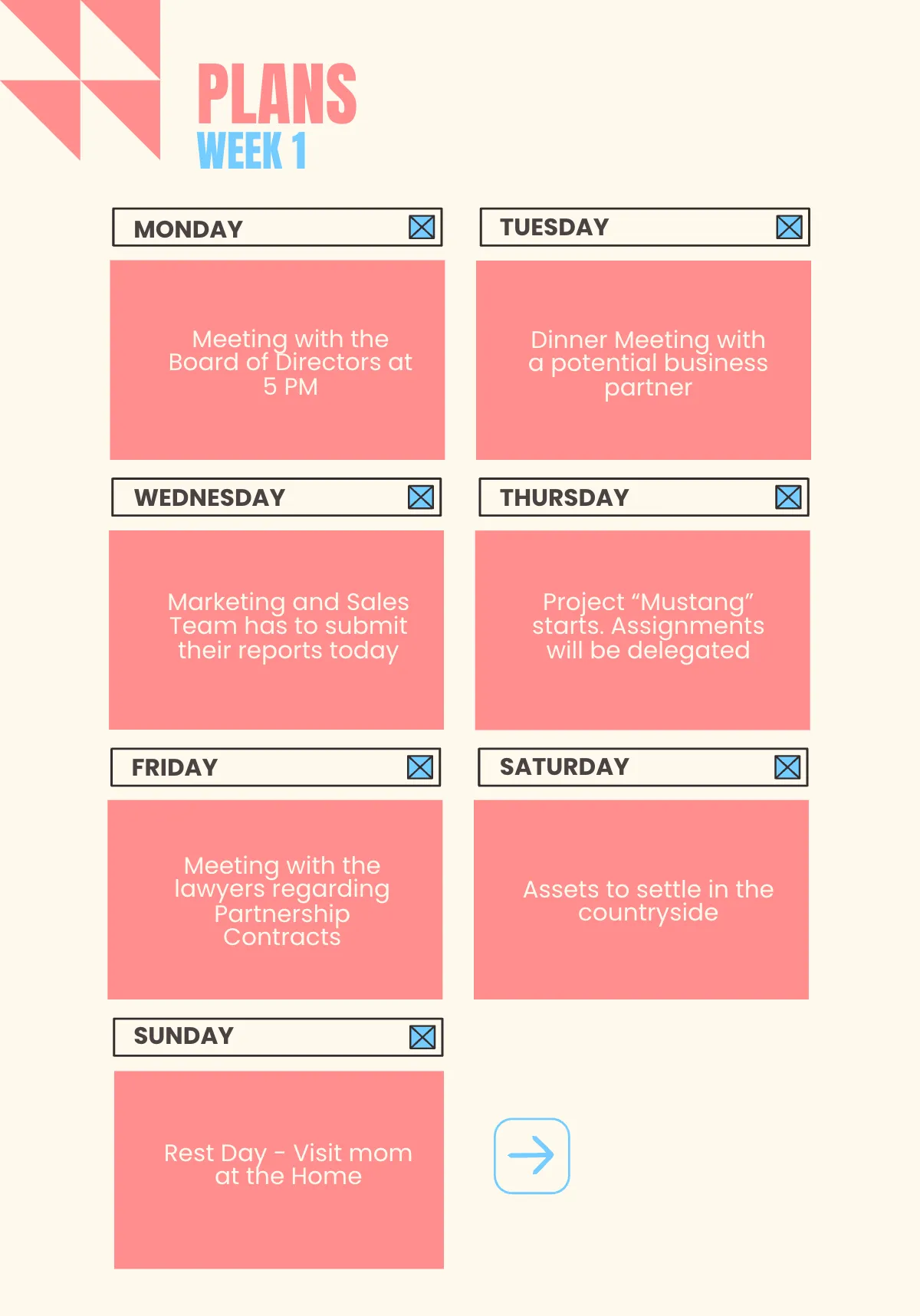 Free 2023 Weekly Agenda Planner Template to Edit Online