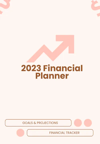 Free 2023 Financial Planner Template to Edit Online