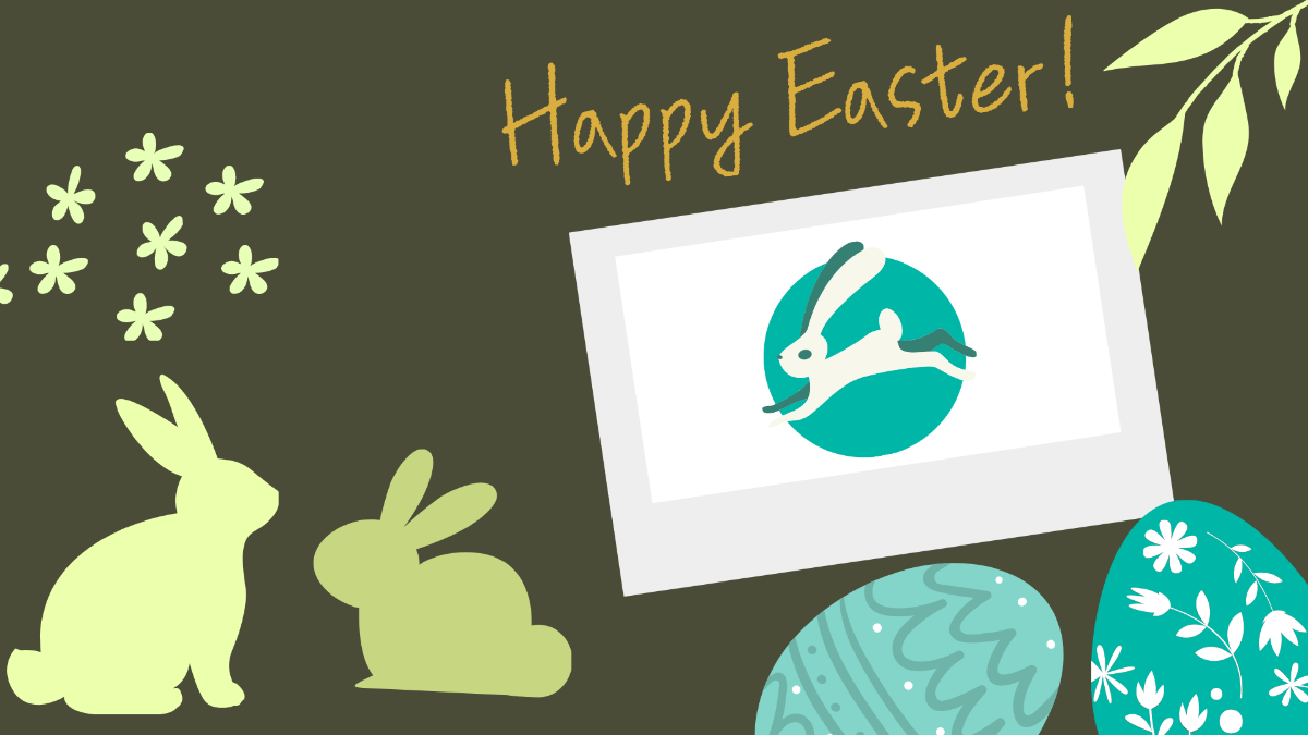 Easter Image Background Template