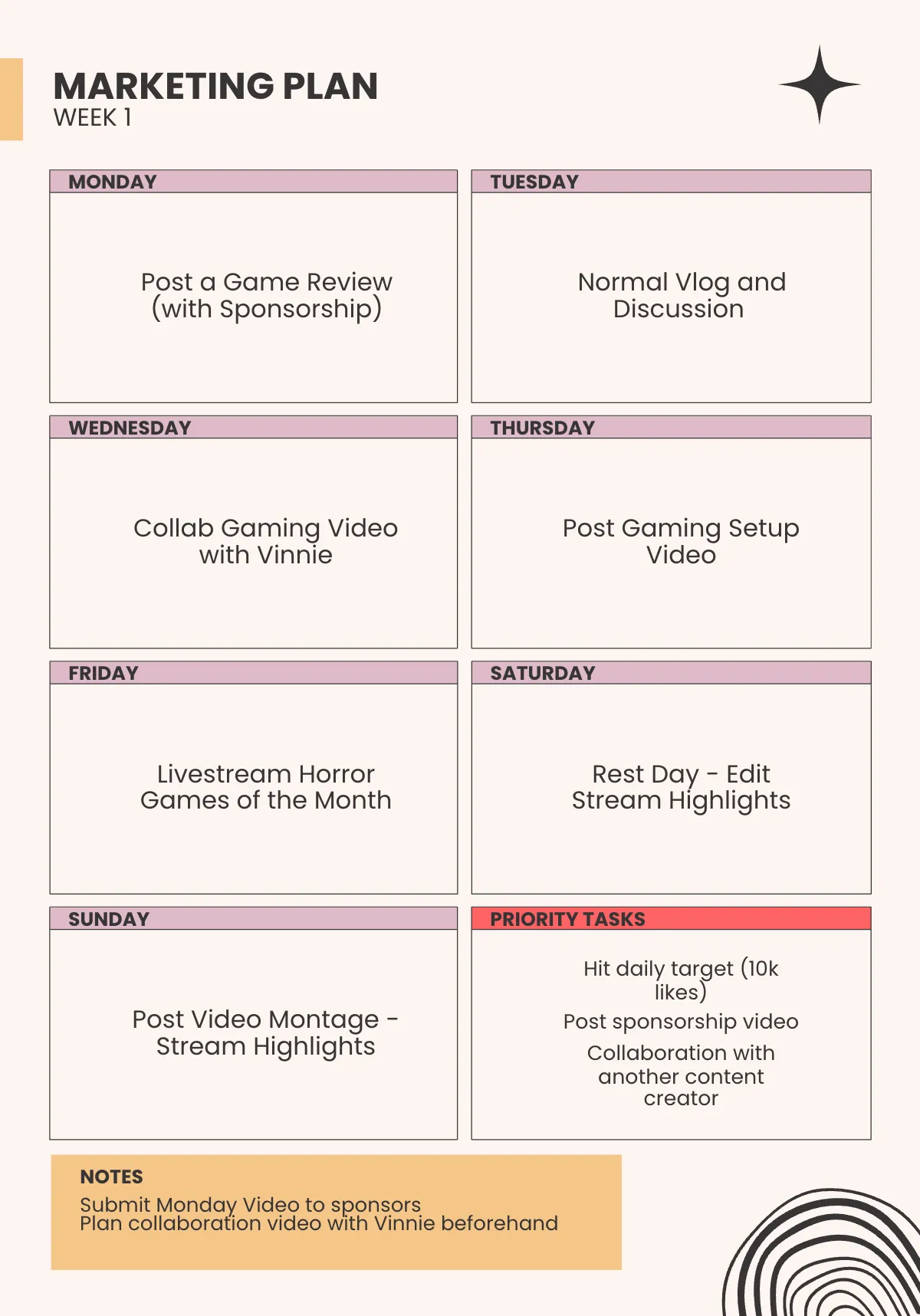 Free 2023 Social Media Marketing Planner Template to Edit Online