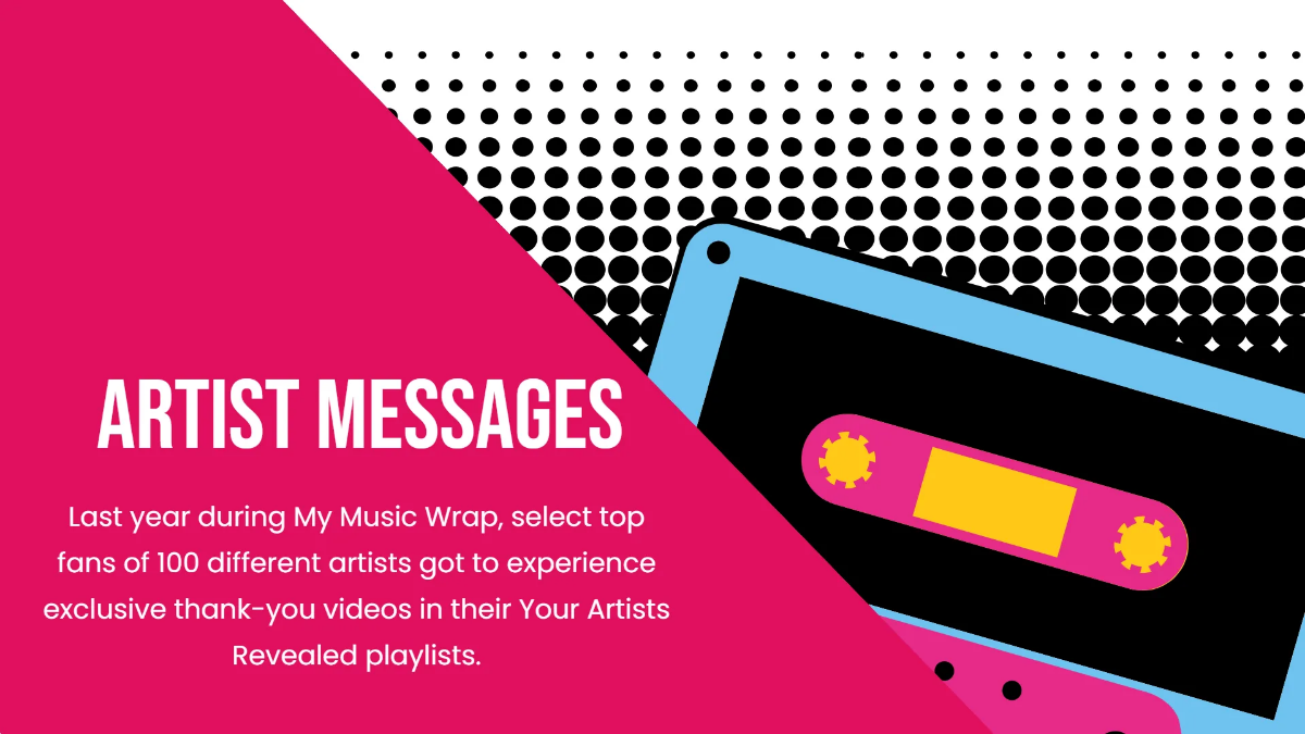 Free My Music Wrap! Presentation Template to Edit Online