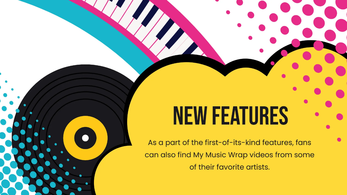 Free My Music Wrap! Presentation Template to Edit Online