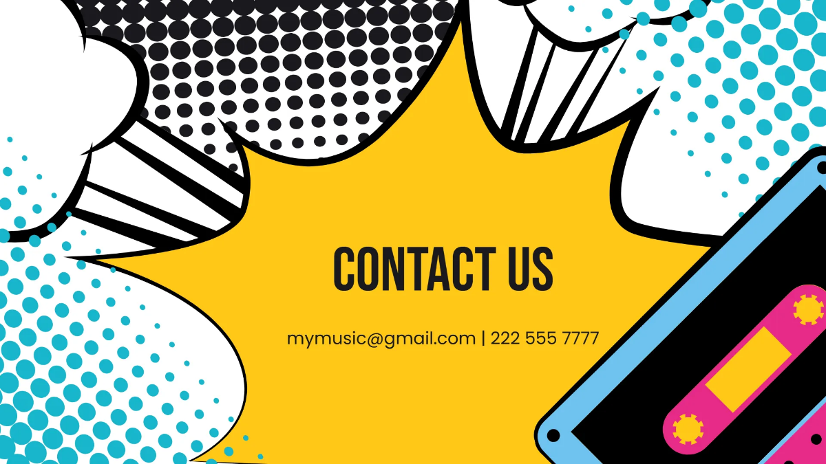 Free My Music Wrap! Presentation Template to Edit Online