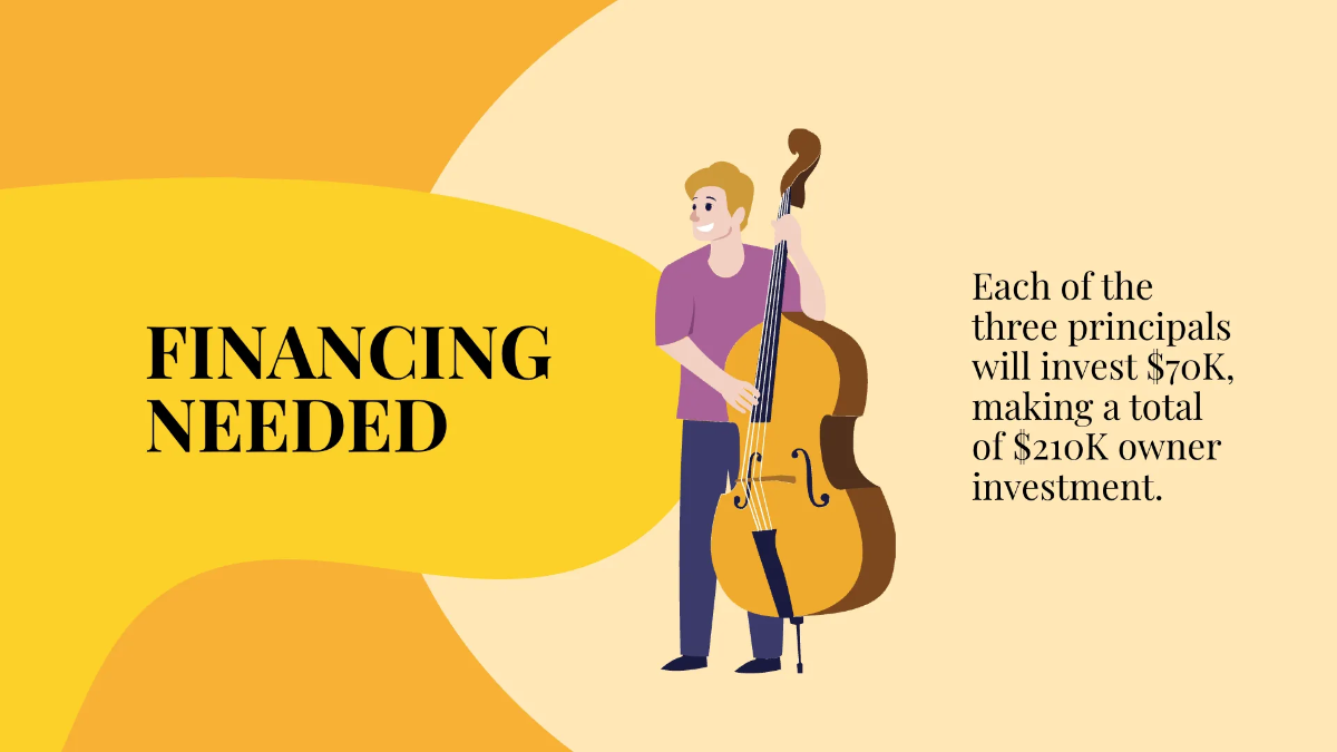 Free Jazz Club Business Plan Presentation Template to Edit Online