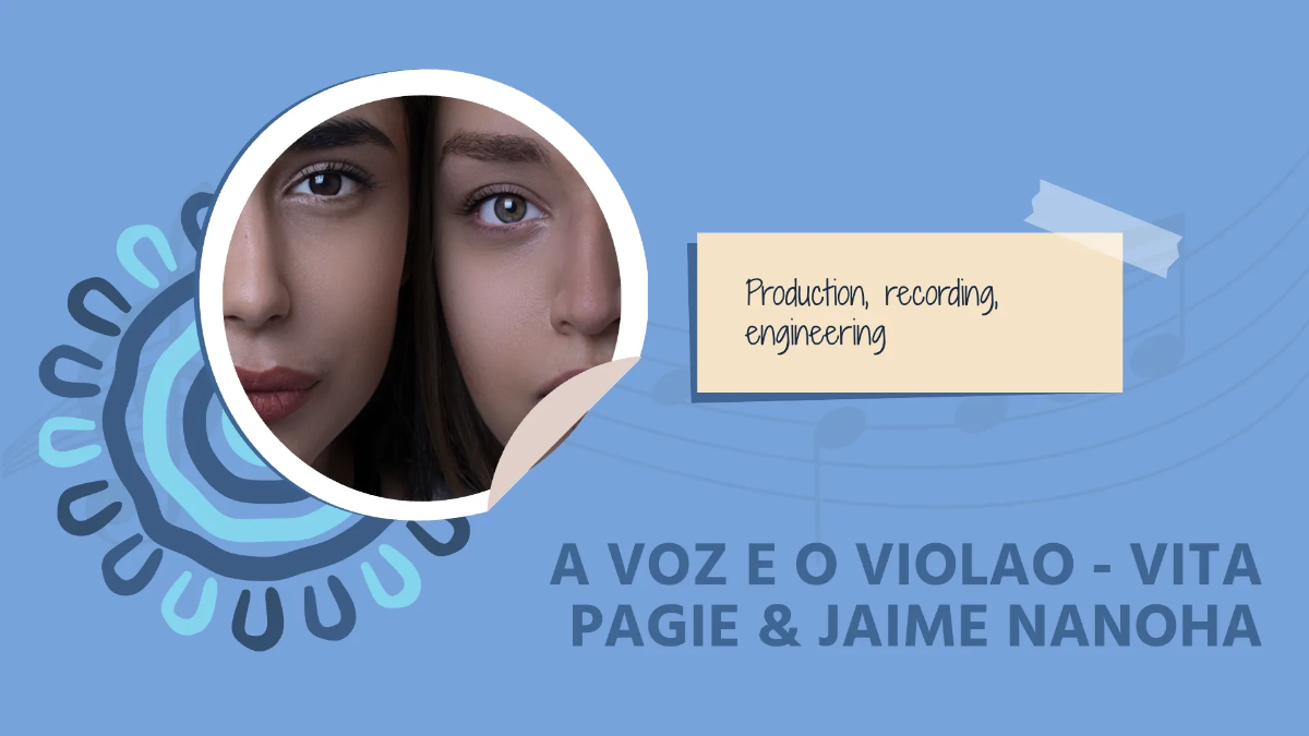 Free Singer-Songwriter Portfolio Presentation Template to Edit Online