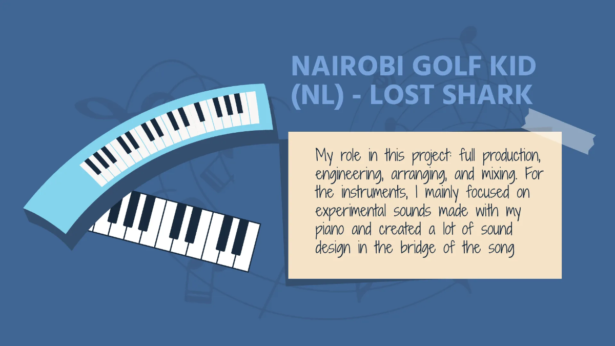 Free Singer-Songwriter Portfolio Presentation Template to Edit Online