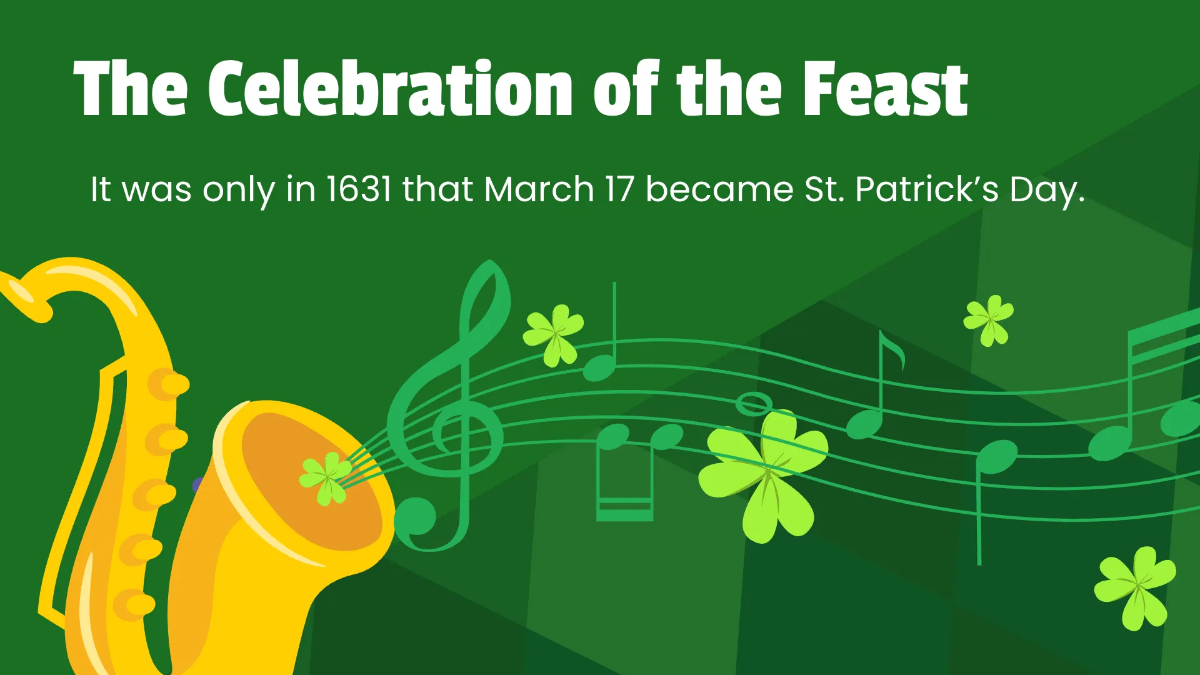 Free Cool St. Patrick's Day Presentation Template to Edit Online