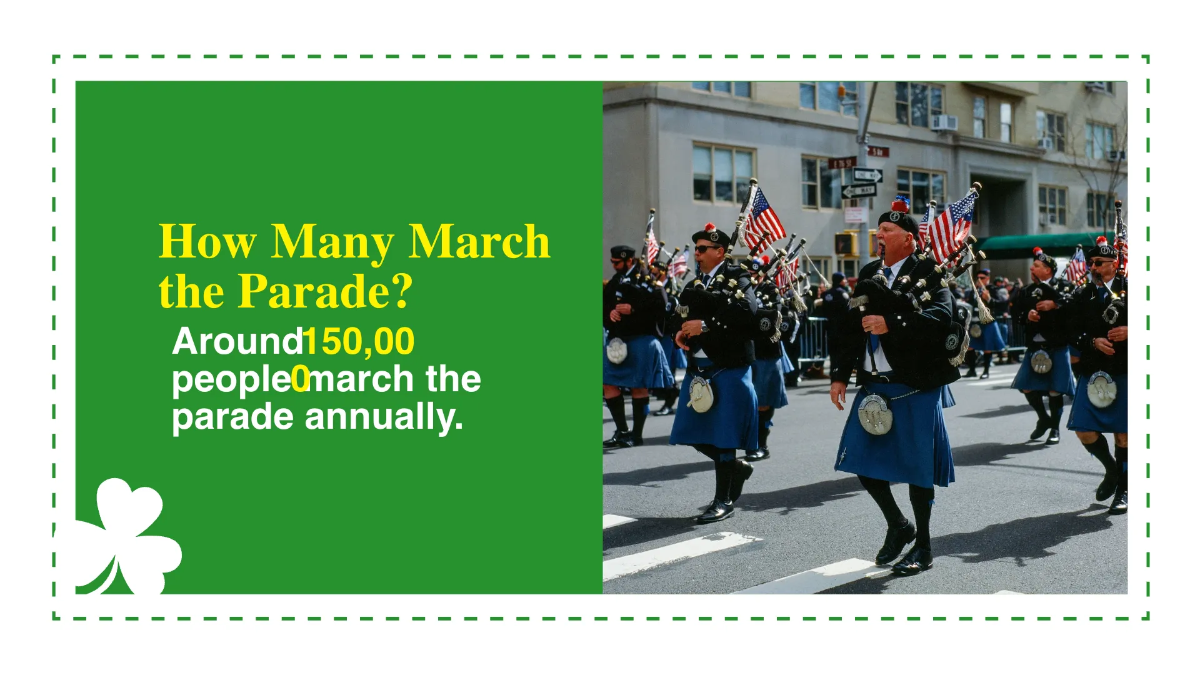 Free Simple St. Patrick's Day Presentation Template to Edit Online