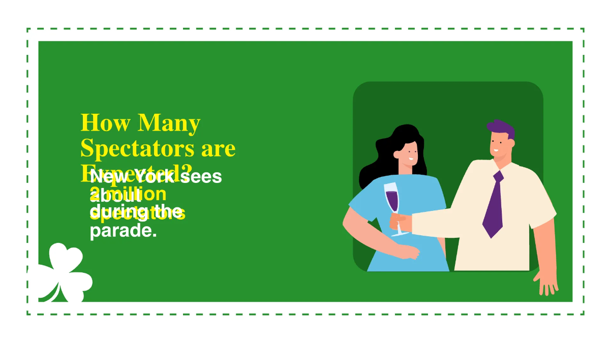 Free Simple St. Patrick's Day Presentation Template to Edit Online