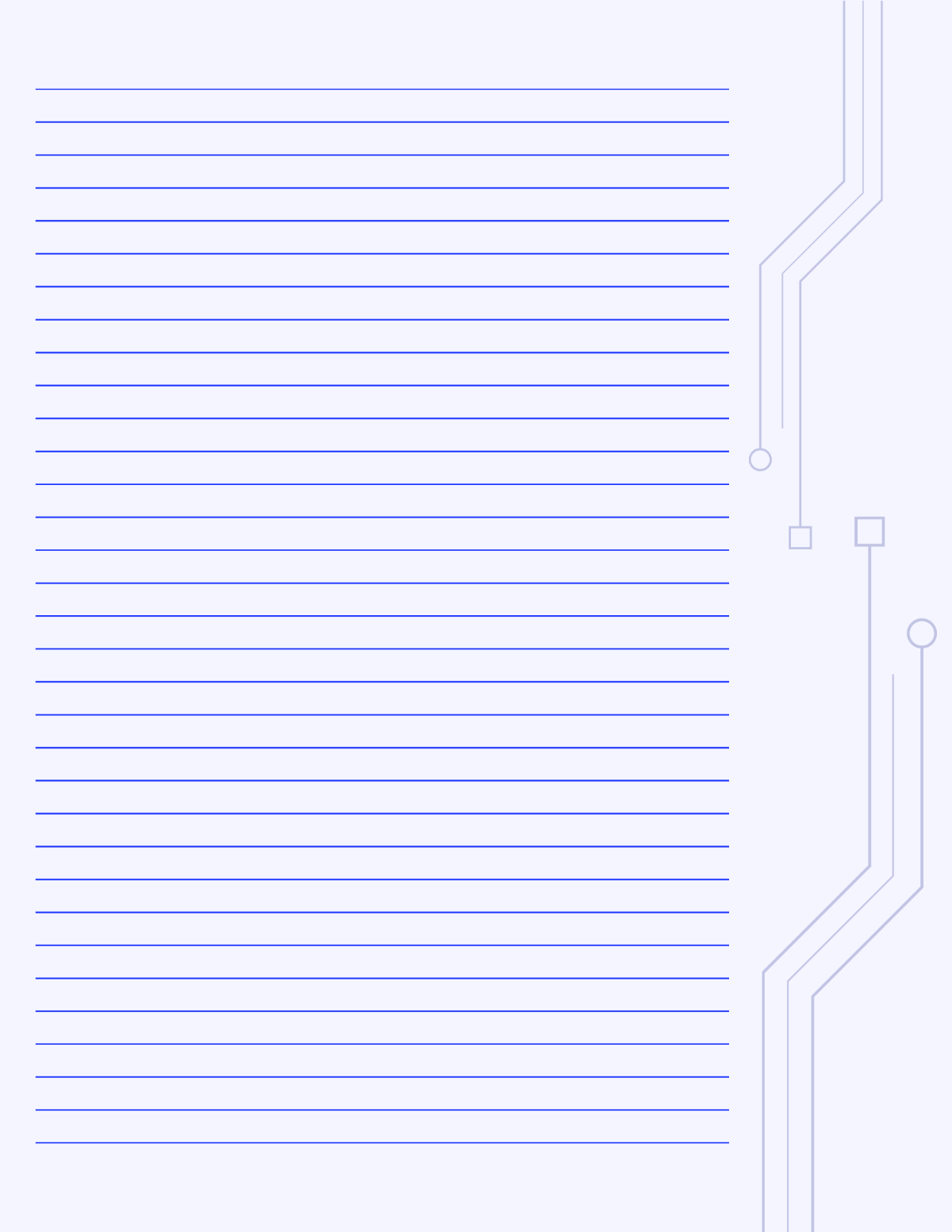 Free Digital Notebook Paper Template