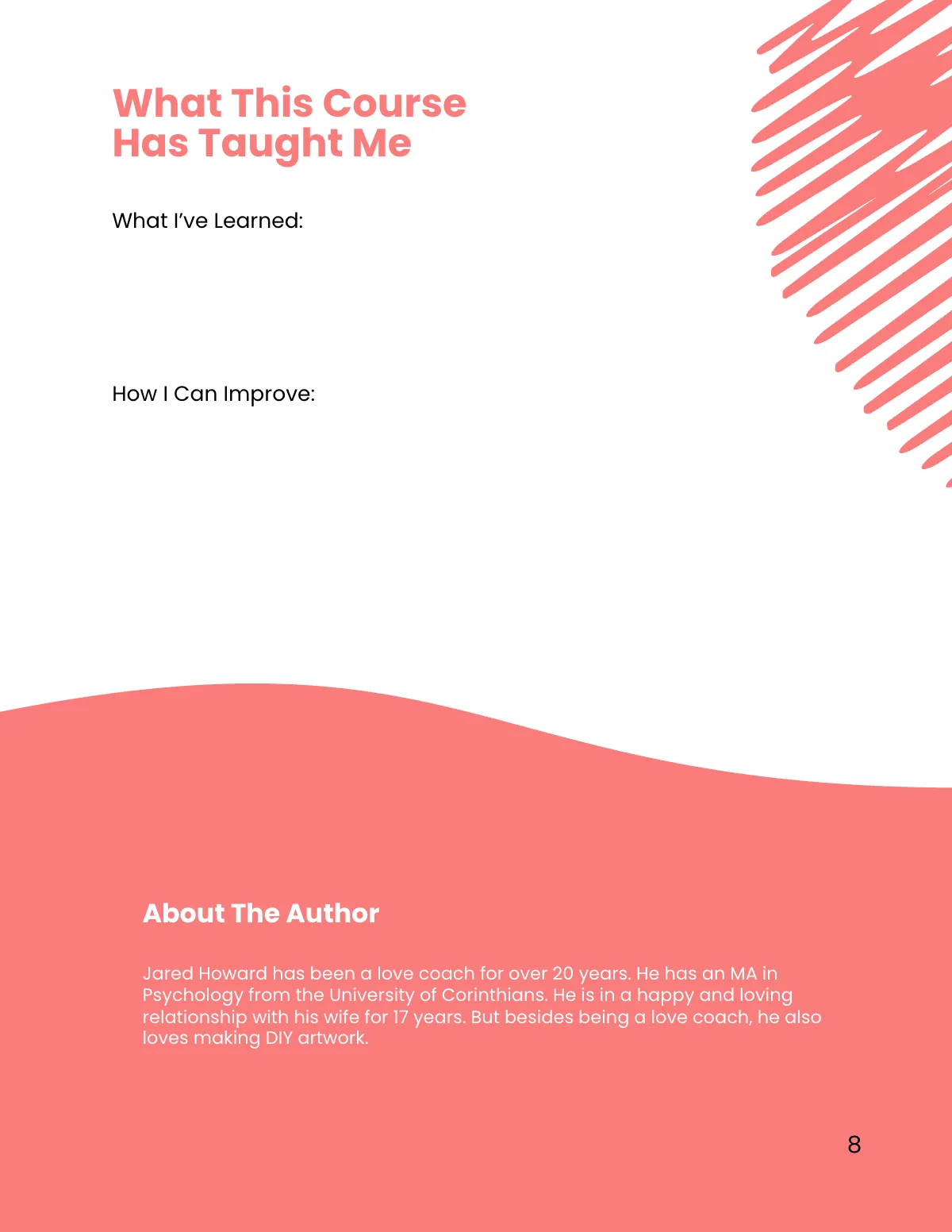 Free Love Language Workbook Template to Edit Online