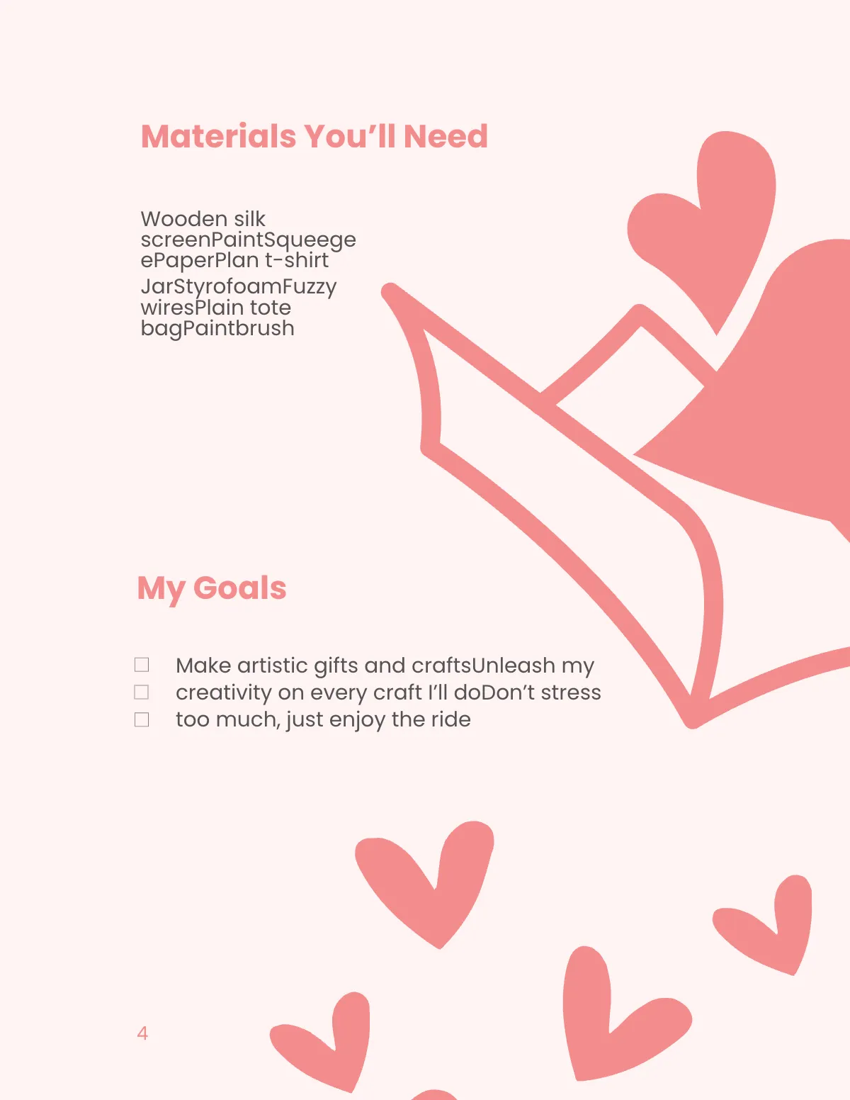 Free Love Bug Valentine's Day Workbook Template to Edit Online