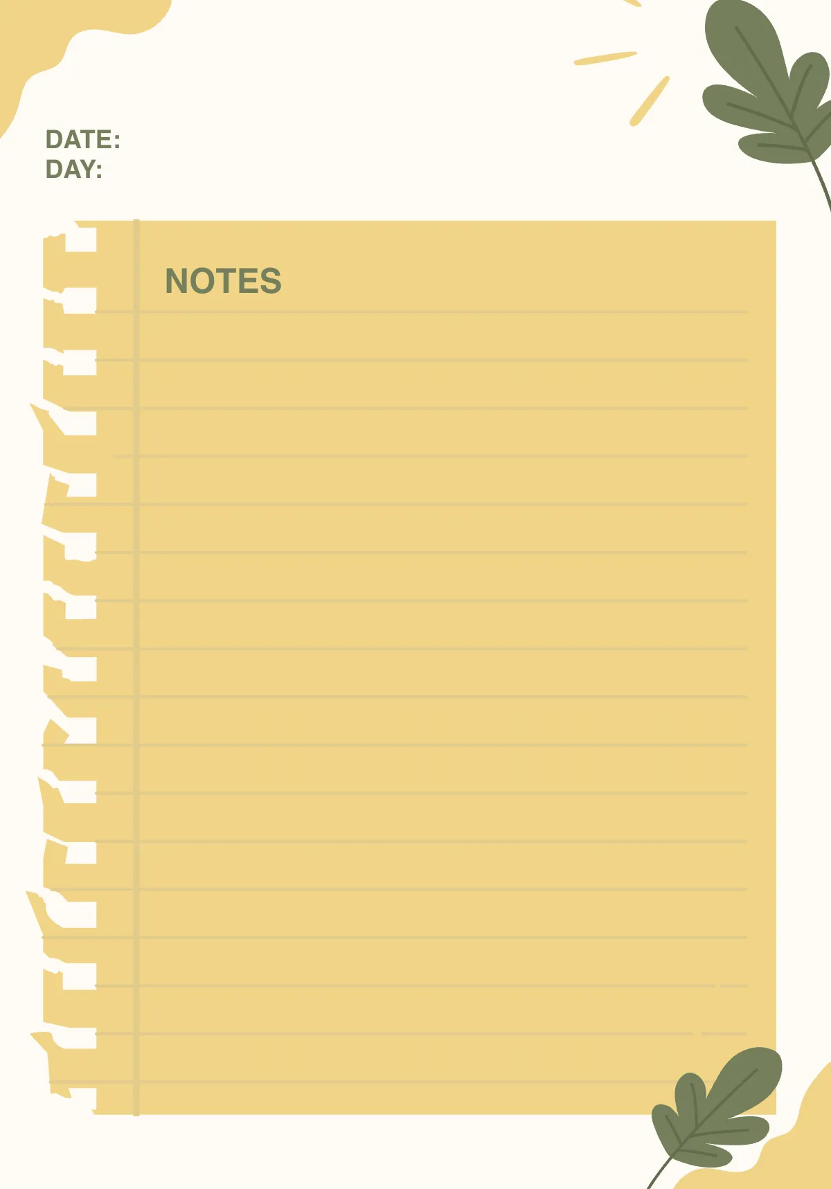 Free 2023 Dated Daily Planner Template to Edit Online